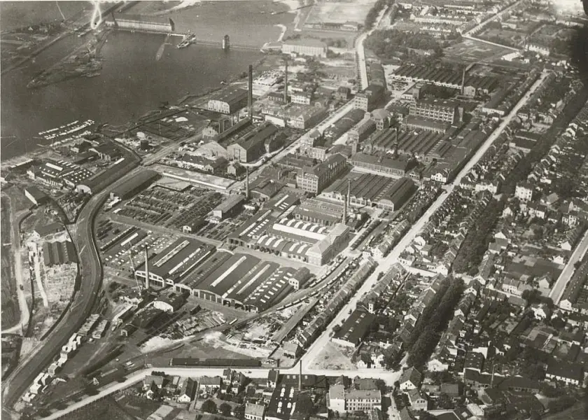 Luftbild: Das alte Industriegebiet Hastedt