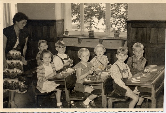 Schulalltag 1954