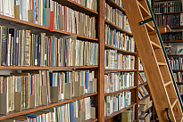 Blick in die Bibliothek